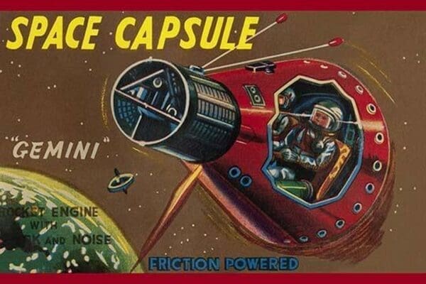 Space Capsule Gemini - Art Print