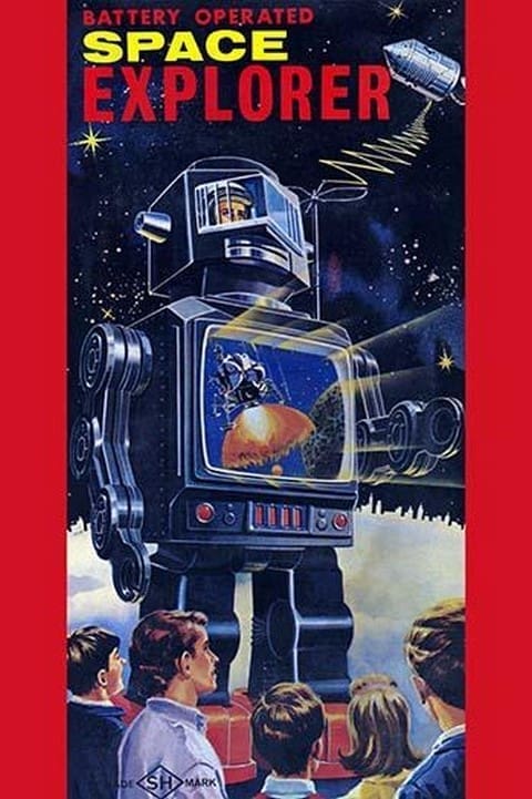 Space Explorer Robot - Art Print