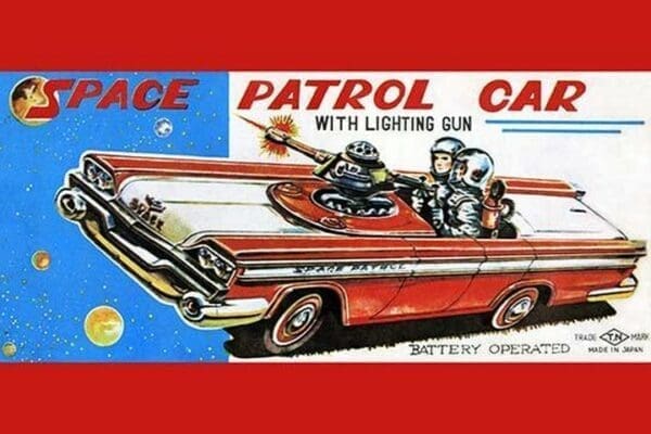 Space Patrol Car #2 - Art Print