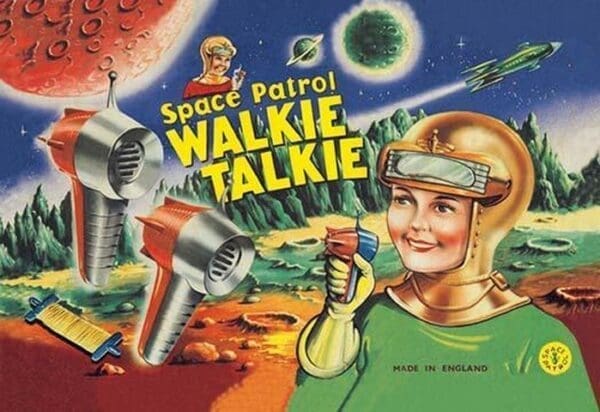 Space Patrol Walkie Talkie - Art Print