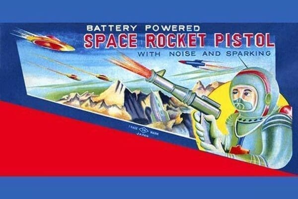 Space Rocket Pistol - Art Print