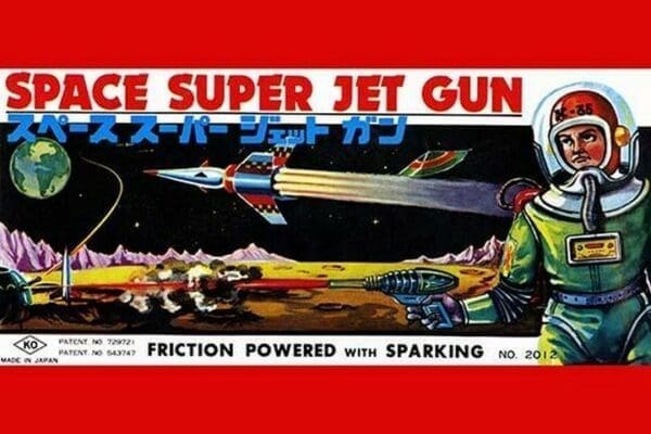 Space Super Jet Gun - Art Print