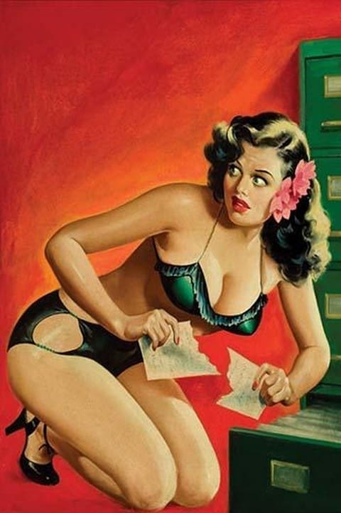 Special Detective Pulp Cover; Evidence by Peter Driben - Art Print