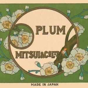 Special Selection Plum by Matsui - Art Print