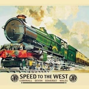 Speed to the West - Art Print