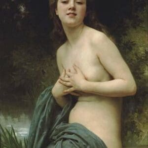 Spring Breeze by William Bouguereau - Art Print