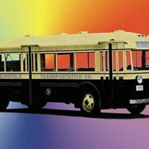 Springfield Transportation Company Bus - Art Print