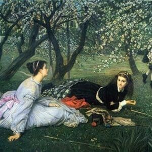 Springtime by James Tissot - Art Print