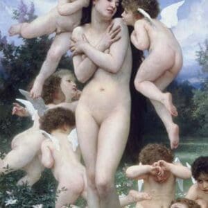 Springtime by William Bouguereau - Art Print