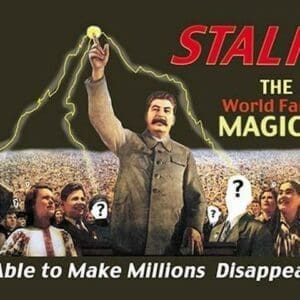 Stalin: The World Famous Magician by Wilbur Pierce - Art Print