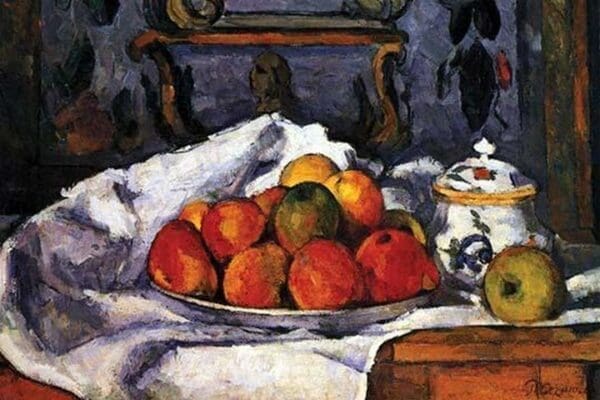 Still Life Bowl of Apples by Paul Cezanne - Art Print