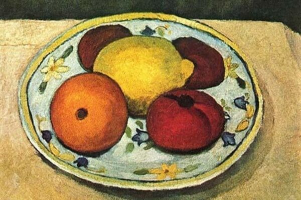 Still Life Fruit by Paula Modersohn-Becker - Art Print