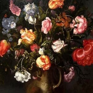 Still Life of a Vase with Flowers by Jacob Gossamer - Art Print