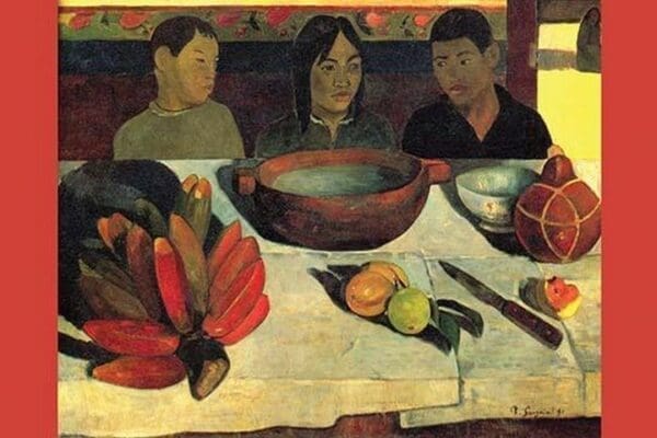 Still Life with Banana by Paul Gauguin - Art Print