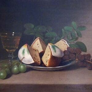 Still Life with Cake by Raphaelle Peale - Art Print