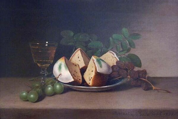 Still Life with Cake by Raphaelle Peale - Art Print