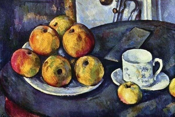 Still Life with Cup & Saucer by Paul Cezanne - Art Print