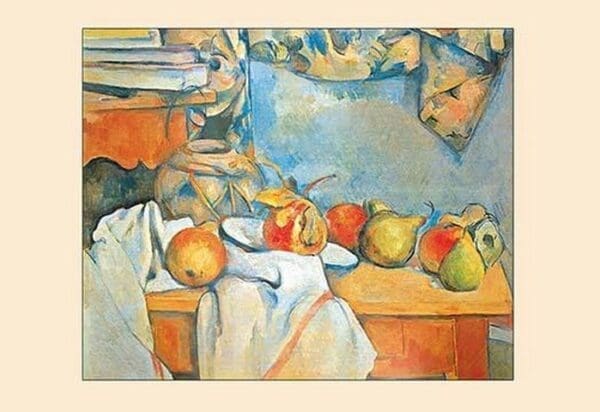 Still-Life with Pears by Paul Cezanne - Art Print