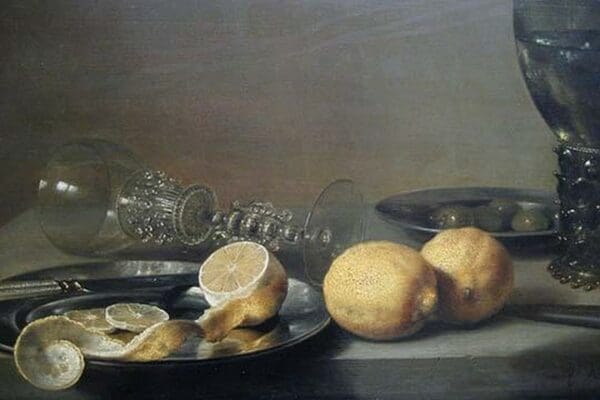 Still Life with Two Lemons