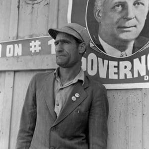 Striker for the CIO by Dorothea Lange - Art Print