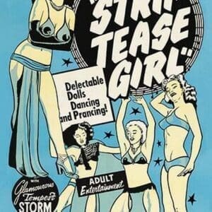 Strip Tease Girl #2 - Art Print