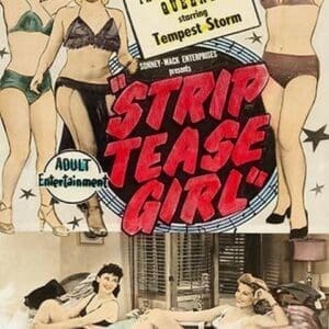 Strip Tease Girl - Art Print