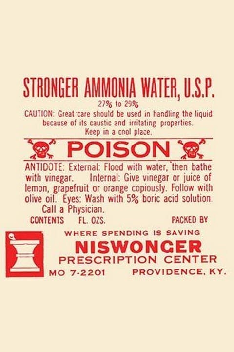 Stronger Ammonia Water - Art Print