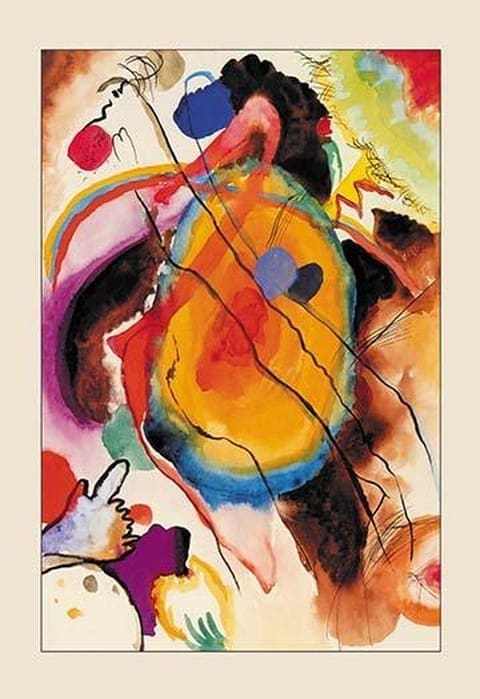 Study for a Panel by Wassily Kandinsky - Art Print