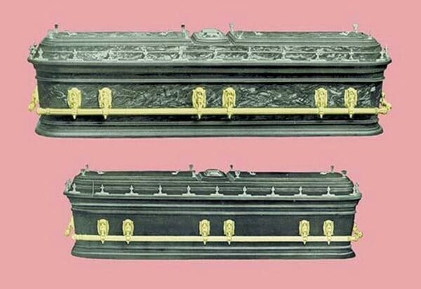 Styles of Metallic Caskets - Art Print