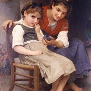 Sulking by William Bouguereau - Art Print