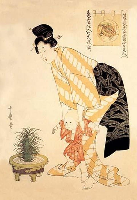 Summer Fashion by Utamaro - Art Print