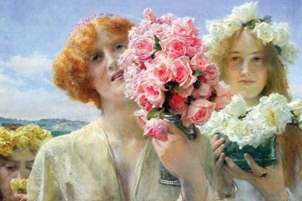 Summer Offering by Sir Lawrence Alma-Tadema - Art Print