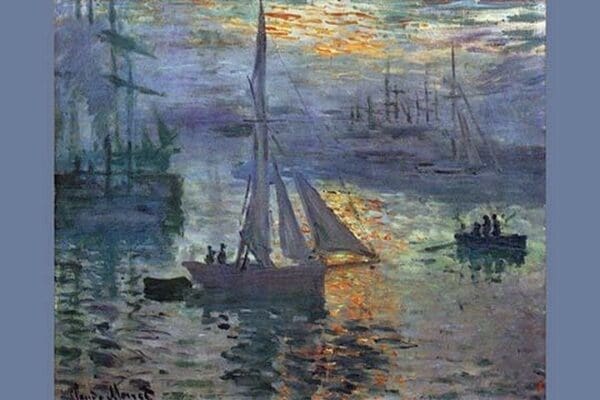 Sunrise at Sea by Claude Monet - Art Print