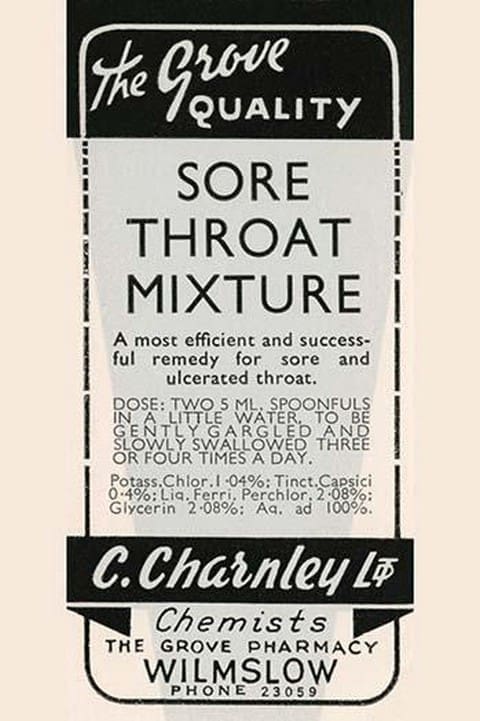 Sure Throat Mixture - Art Print