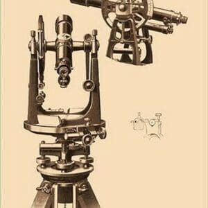 Surveyors' Transit No. 1S - Art Print