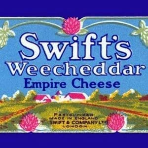 Swift's Weecheddar Empire Cheese - Art Print