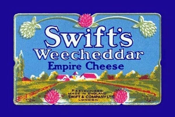 Swift's Weecheddar Empire Cheese - Art Print