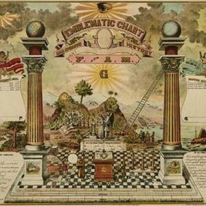 Symbols - Emblematic chart and Masonic history of Free and Accepted Masons by Ramsey