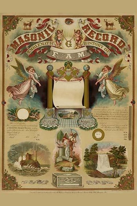 Symbols -Masonic Record by Hudson - Art Print