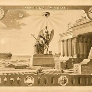 Symbols -Master Mason by Mayer - Art Print