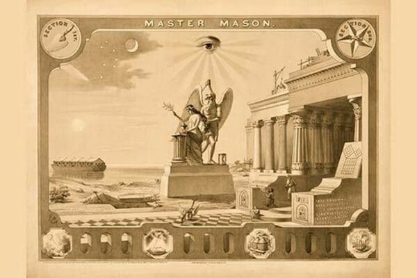 Symbols -Master Mason by Mayer - Art Print