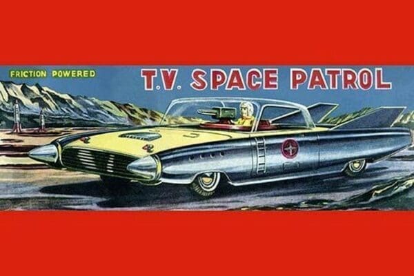 T.V. Space Patrol Car - Art Print