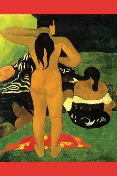 Tahitians on Beach by Paul Gauguin - Art Print