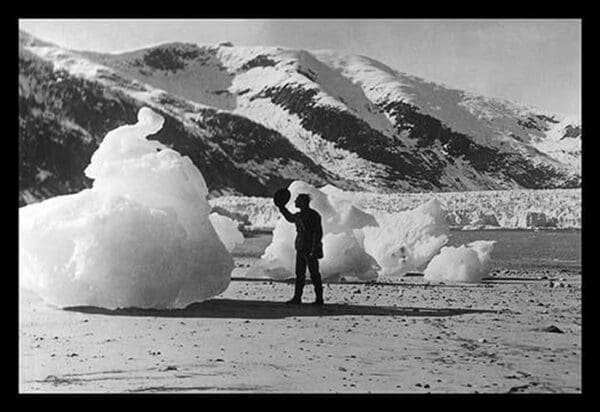 Taku Glacier in Skagway Alaska by L.H. Pedersen - Art Print