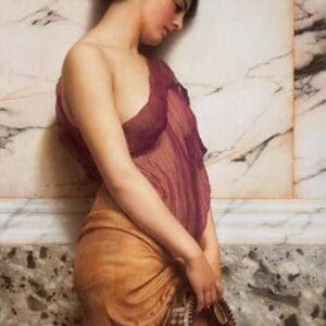 Tambourine Girl by John William Godward - Art Print