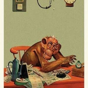 Tax Time by Lawson Wood - Art Print