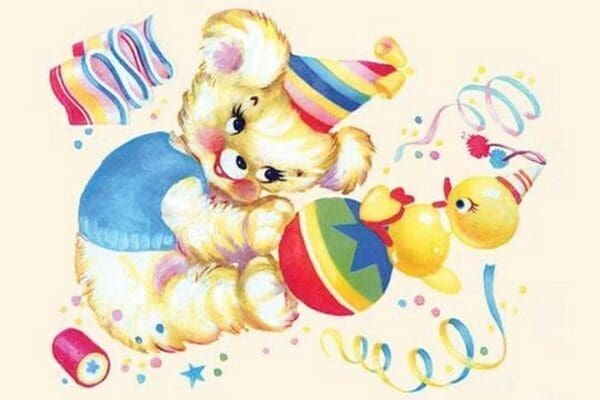 Teddy Bear Party - Art Print