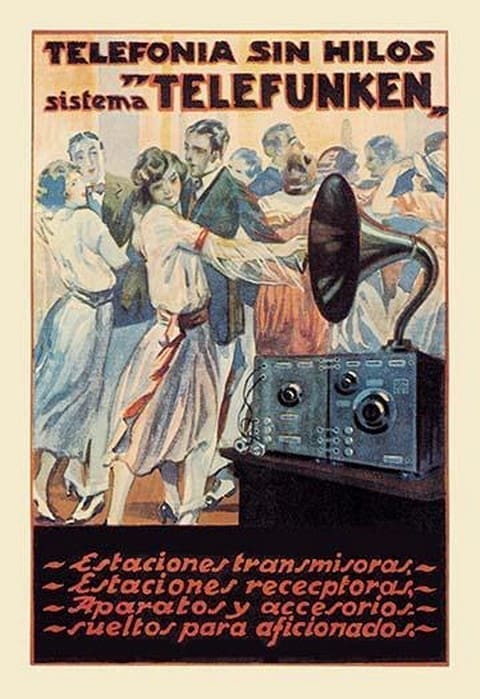 Telefonia sin Hilos Sistema Telefunken - Art Print