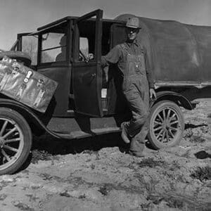 Tenant Farmer Moves to California by Dorothea Lange - Art Print