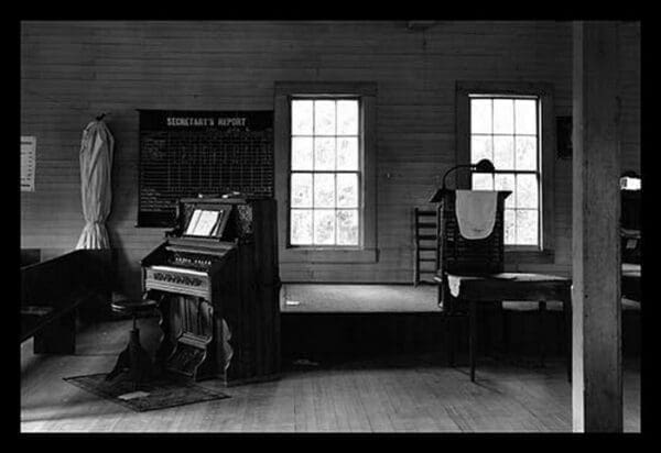 Tennessee Church Interior by Walker Evans - Art Print